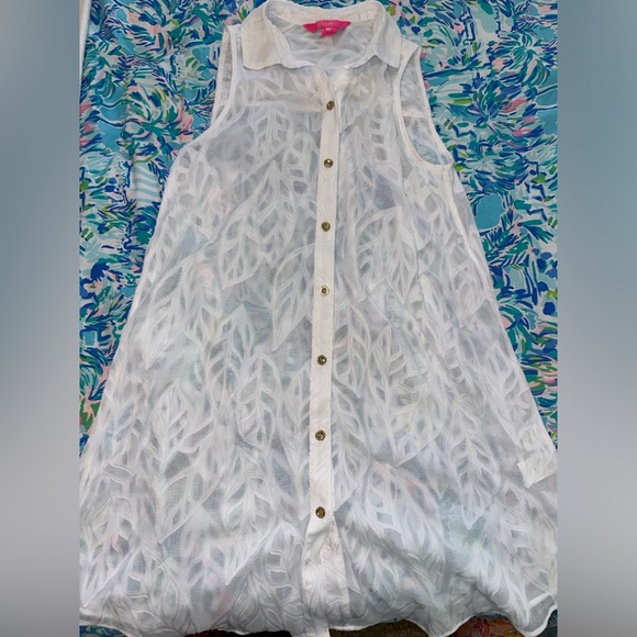 Lilly Pulitzer Other - Shirt dress swim coverup Lilly Pulitzer size xxs guc
